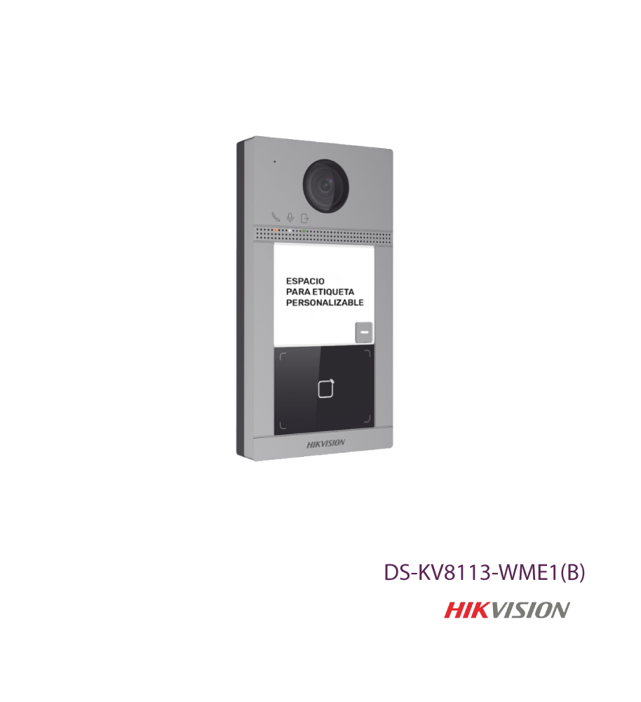 DS-KV8113-WME1(B) Videoportero IP Hikvision - Rac Technologies